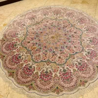 فرش ماشینی گرد ۴ متری