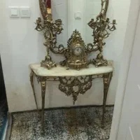 اینه و شمعدانی برنزی
