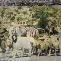 تابلو فرش دست بافت ابریشم