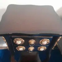 میز تلفن چوبی