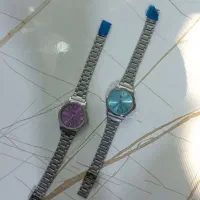 ساعت کاسیو گادفادر زنونه ترند ۲۰۲۵ رنگ آبی و بنفش