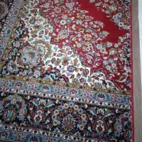 فرش نه متری یک جفت نگین مشهد گل ابریشم دار|فرش|ارومیه, |دیوار