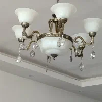 لوستر برنجی کاملا نو
