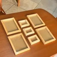 قاب عکس چوب روسی همراه با شیشه