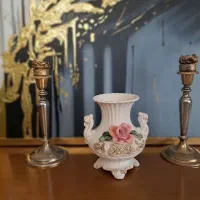 گلدان  مارکدارگلبرجسته ایتالیایی
