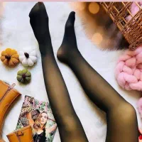 جوراب شلواری سه بعدی داخل خز / ساپورت 3 بعدی خزدار