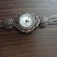 ساعت تمام نقره زنانه|ساعت|شبستر, |دیوار