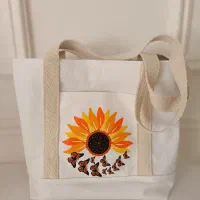 کیف پارچه ای وسنتی  طرح روی کیف چاپی وسوزندوزی