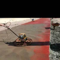 بتن ریزی کف با ماله پروانه ای و دستگاه اتومیکسر|خدمات پیشه و مهارت|زاهدان, |دیوار