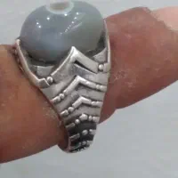 ۹ عدد انگشتر نقره اصلی ۹۲۵ دست ساز وقدیمی|جواهرات|هندیجان, |دیوار