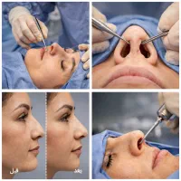 عمل بینی اقساطی + نتیجه طبیعی و تضمینی زیبایی