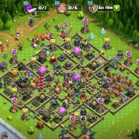 اکانت کلش آف کلنز تنهال 17 مکس