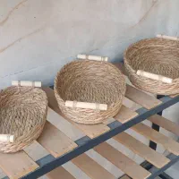 انواع سبد حصیری/ ظرف بامبو