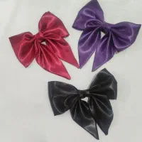 پاپیون کوچک دست‌ساز  زرشکی، مشکی، بنفش