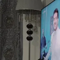 آباژور کنار سالنی و دو عدد دستک پرده تُرک