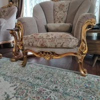 مبلمان استیل با میز ناهار خوری شیش نفره