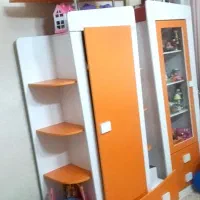 سرویس چوب اتاق  کودک بدون تشک|تخت و سرویس خواب|ری, علایین|دیوار