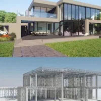 ساختمان و ویلاهای پیش ساخته lsf