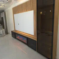 نصب نصاب لمینت قرنیز تی‌وی‌وال کابینت کمددیواری|خدمات پیشه و مهارت|تهران, نیروی هوایی (پیروزی)|دیوار