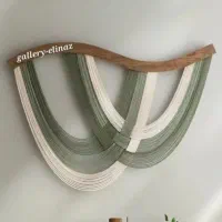 بومریس/ دیوارکوب مکرومه