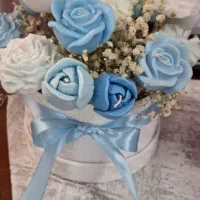 گل های ماندگار شمعی|صنایع دستی و سایر لوازم تزئینی|رفسنجان, |دیوار