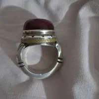 انگشتر نقره سنگ گبری