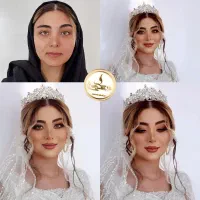 میکاپ شنیون vip وcip عروس وهمراه