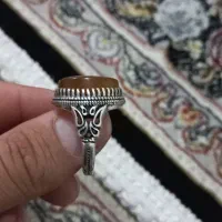 انگشتر نقره پایه ولی