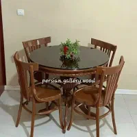 میز ورنسلا باصندلی ناهارخوری لهستانی اصیل وماندگار