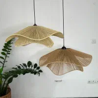 لوستر های رافیا و مکرومه