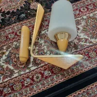 لوستر کاملا سالم در حد نو با ست لامپ