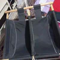 گهواره ی سنتی دوقلویی سالم وتمیز در حد نو