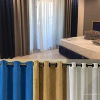 پرده پانچ حریر / کتان /مخمل
