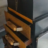 تنور دو جداره بلال و سیب‌زمینی