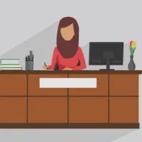 منشی دفتر هواپیمایی