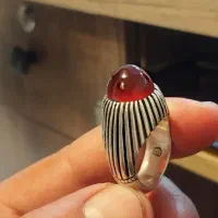 انگشترنقره دست ساز سیاه قلم