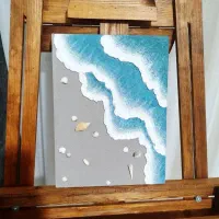 تابلو برجسته طرح دریا