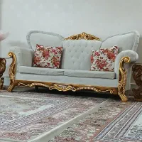 مبل ۷نفره ورق طلا