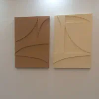 2 عددتابلو مدرن برجسته ابعاد 70*50