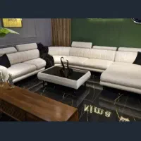 مبل ال همراه با لاوست رنگ سفید