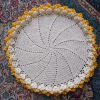 رومیزی طرح خورشیدی