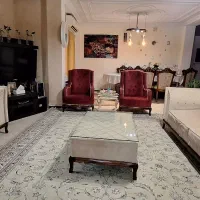 مبل هفت نفره لمسه دوزی پارچه مخمل