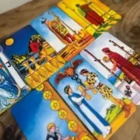 فال تاروت مو.کل دار شمع تراپی آموزش فال تاروت