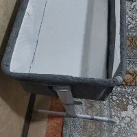 تخت نوزاد کنار تخت مادر دلیجان مدل ویرا|تخت و صندلی بچه|قم, صفاشهر|دیوار