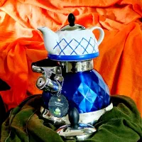 کتری قوری سوتداراستیل رنگی جهیزیه.کادویی