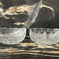 جفت شکلات‌خوری کشکولی کریستال پی کی