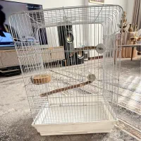 قفس بزرگ پرنده به همراه قفس کوچک