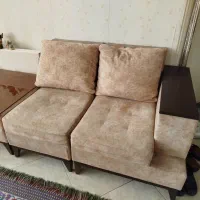 مبل راحتی ال ۷ نفره با میز جلو مبلی