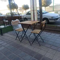 میز غذا خوری تاشو  ۲نفره