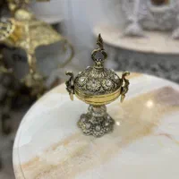 قندان رومیزی برنز برنزی